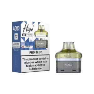 Higo BB 4000 Pro Blue Refill Pods