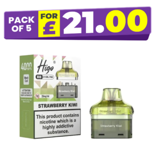 Higo BB 4000 Strawberry Kiwi Refill Pods
