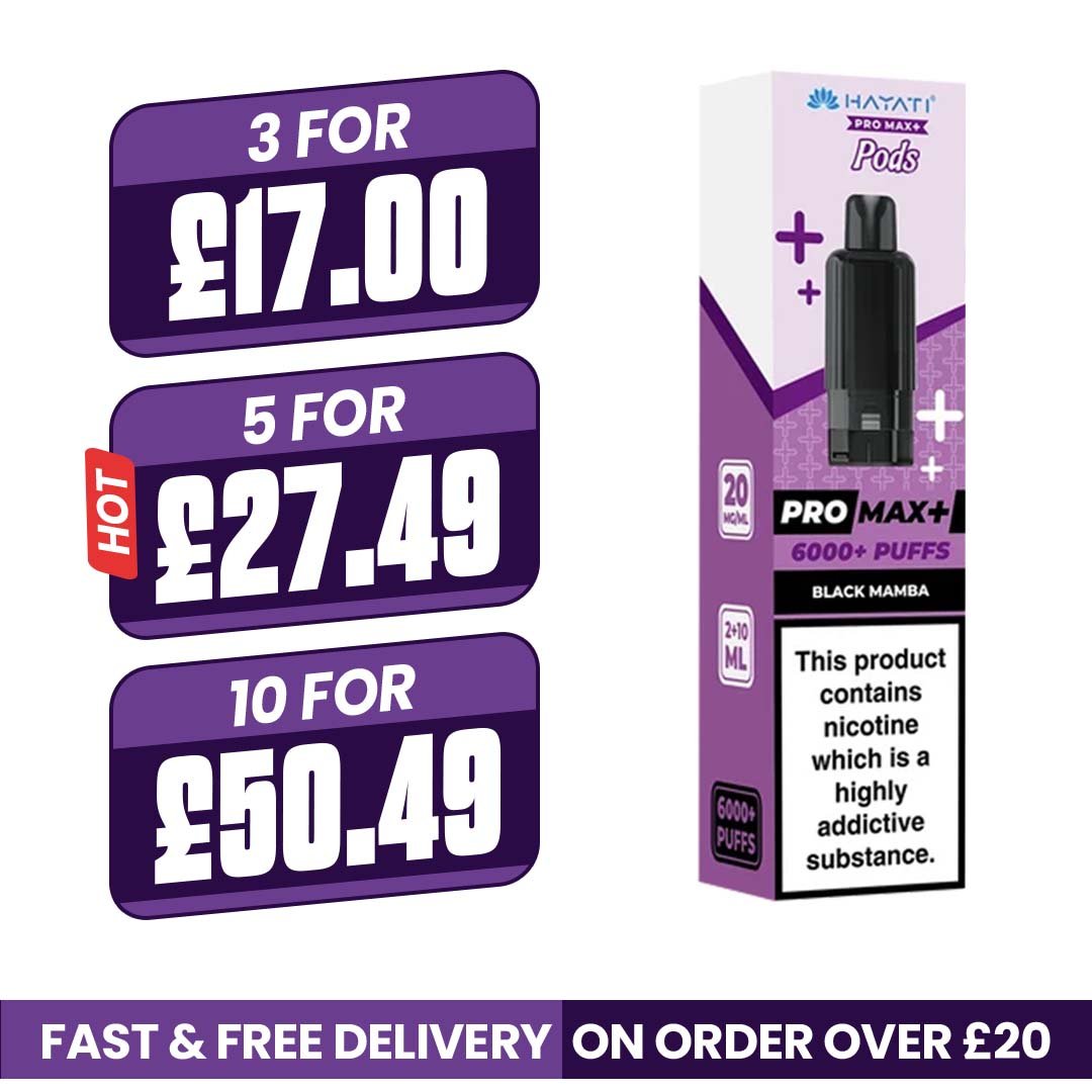 Hayati Pro Max Plus Black Mamba Refill Pods