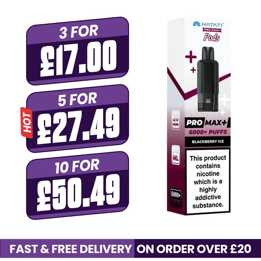 Hayati Pro Max Plus Blackberry Ice Refill Pods