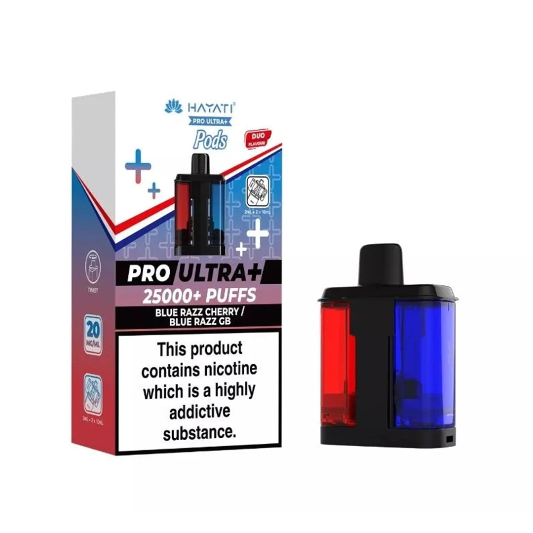 Hayati Pro Ultra Plus Blue Razz Cherry & Blue Razz GB Refill Pods