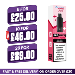 Hayati Pro Max Plus Red Sour Raspberry Refill Pods