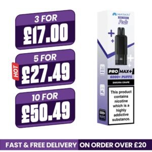 Hayati Pro Max Plus Sakura Grape Refill Pods