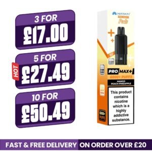 Hayati Pro Max Plus Mango Peach Pineapple Refill Pods
