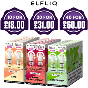Elfliq Nic Salts Box Of 10 & 20