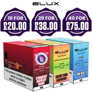 Elux Legend Nic Salts Box Of 10 & 20