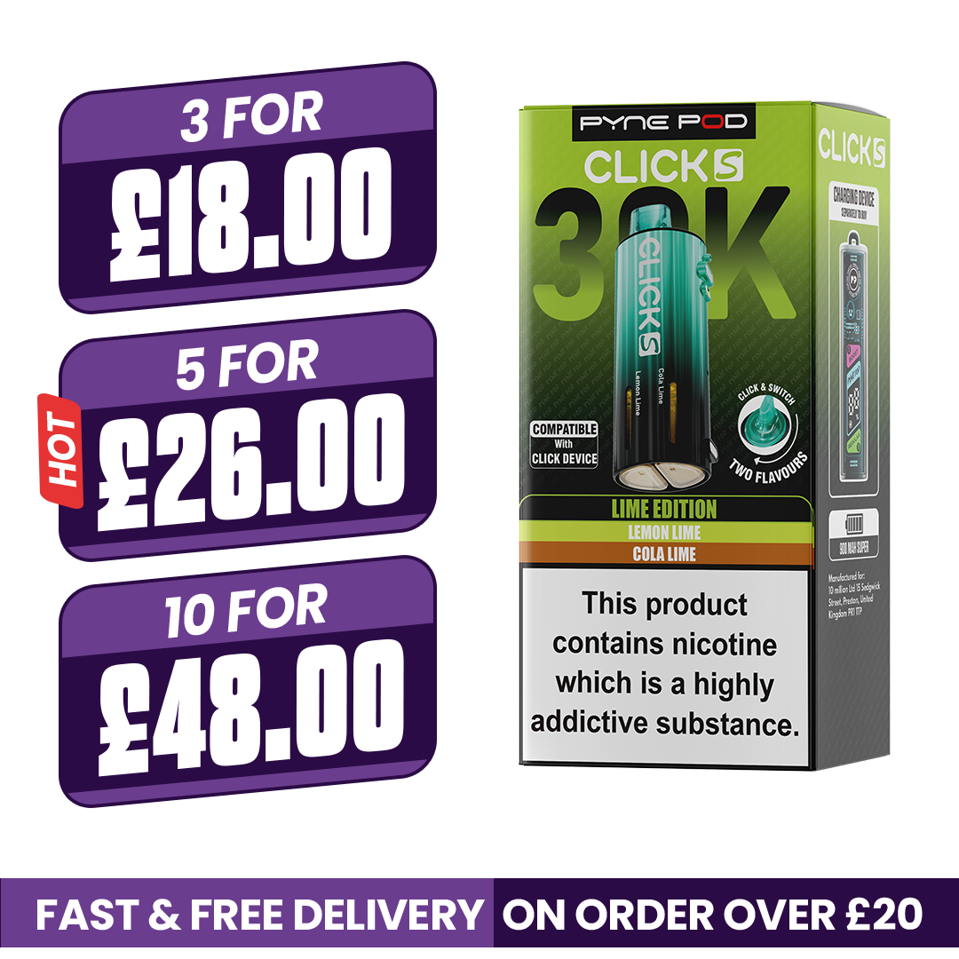 Pyne Pod Click S 30K Lime Edition Refill Pods