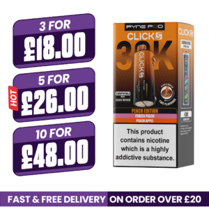 Pyne Pod Click S 30K Peach Edition Refill Pods