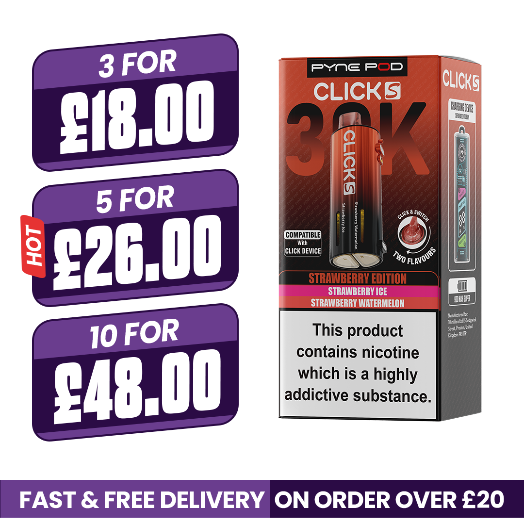 Pyne Pod Click S 30K Strawberry Edition Refill Pods