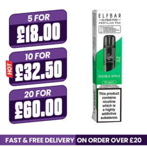 Elf Bar 600 Double Apple Prefilled Pods